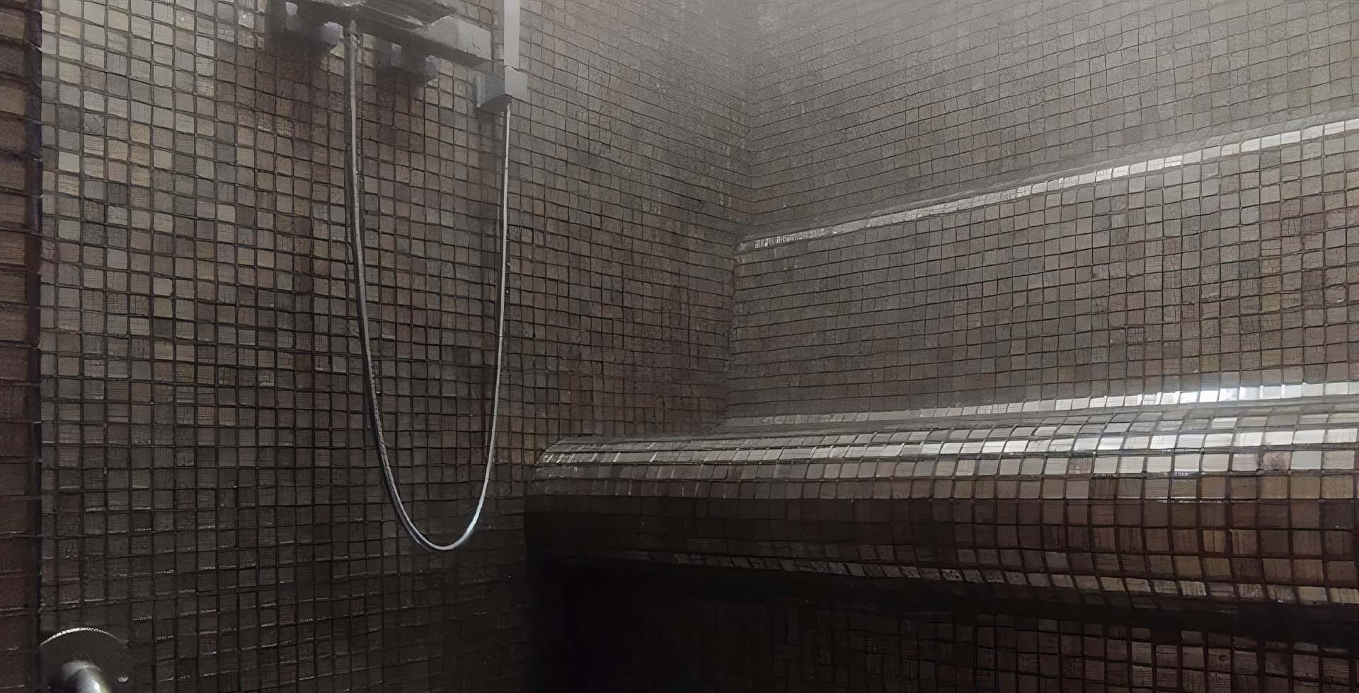 Elevate your space with our custom-built steam room - a blend of opulence and functionality.